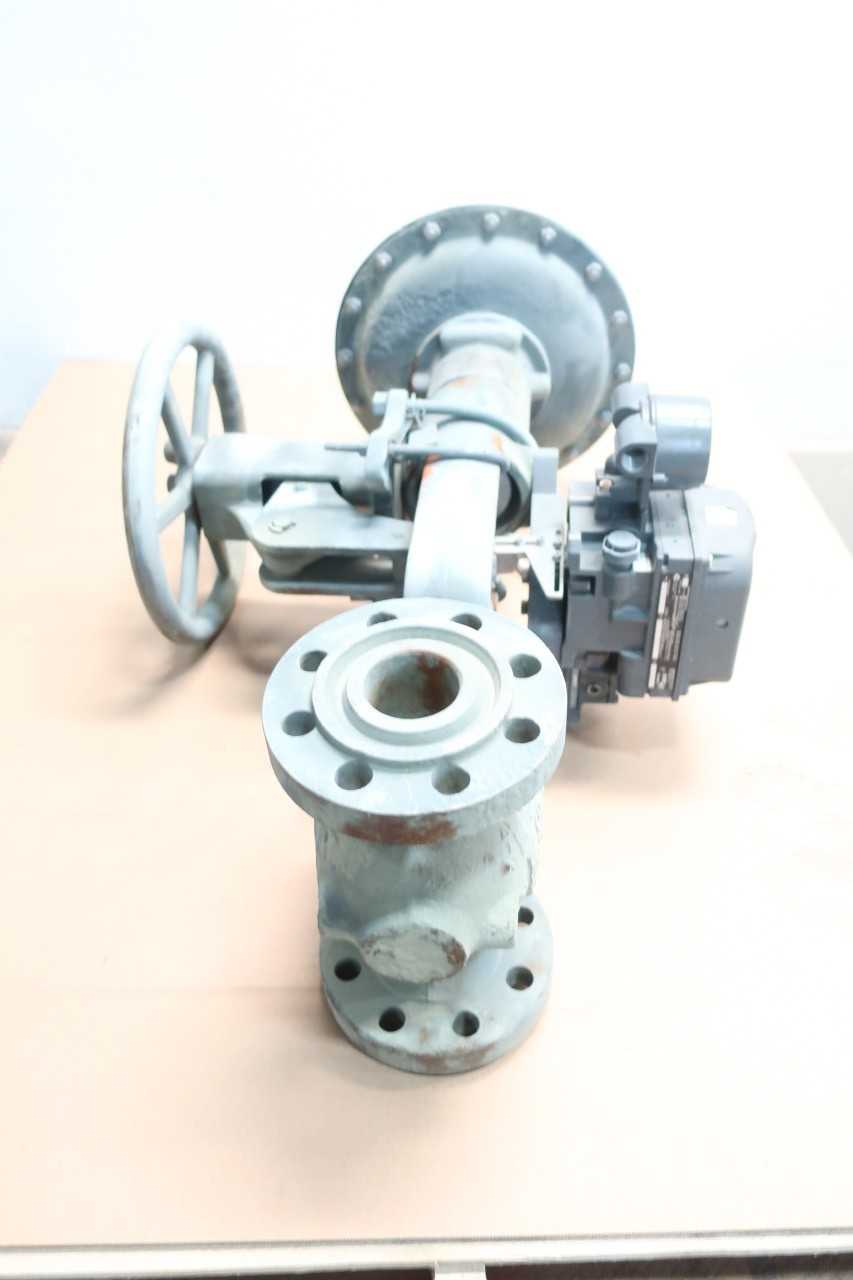 FISHER TYPE ED PNEUMATIC TYPE 667 600 STEEL FLANGED DVC6200 2IN CONTROL VALVE - CONTROL VALVE