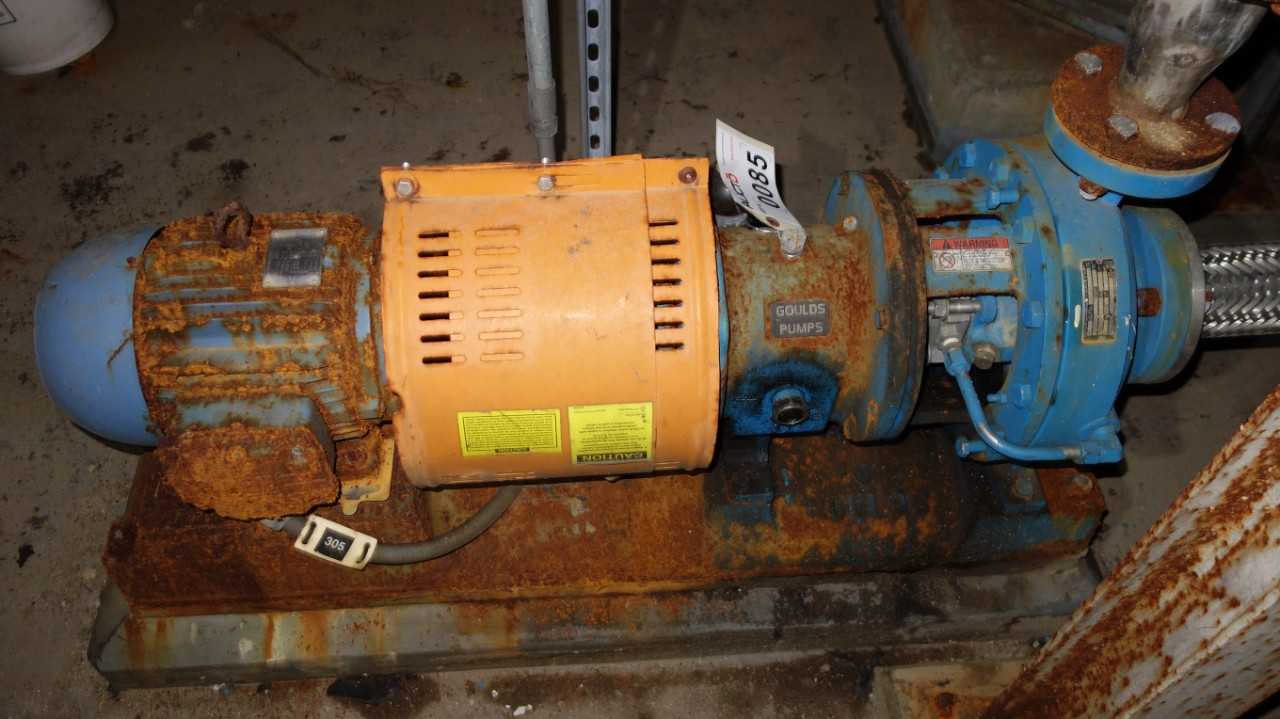 GOULDS 3196 2X3-10 5HP MTX STAINLESS CENTRIFUGAL PUMP MOTOR - CENTRIFUGAL PUMP
