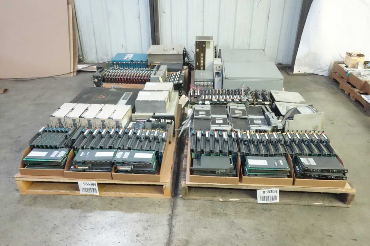 4 PALLETS OF ASSORTED ELECTRICAL CONTROLS - ELECTRICAL COMPONENTS