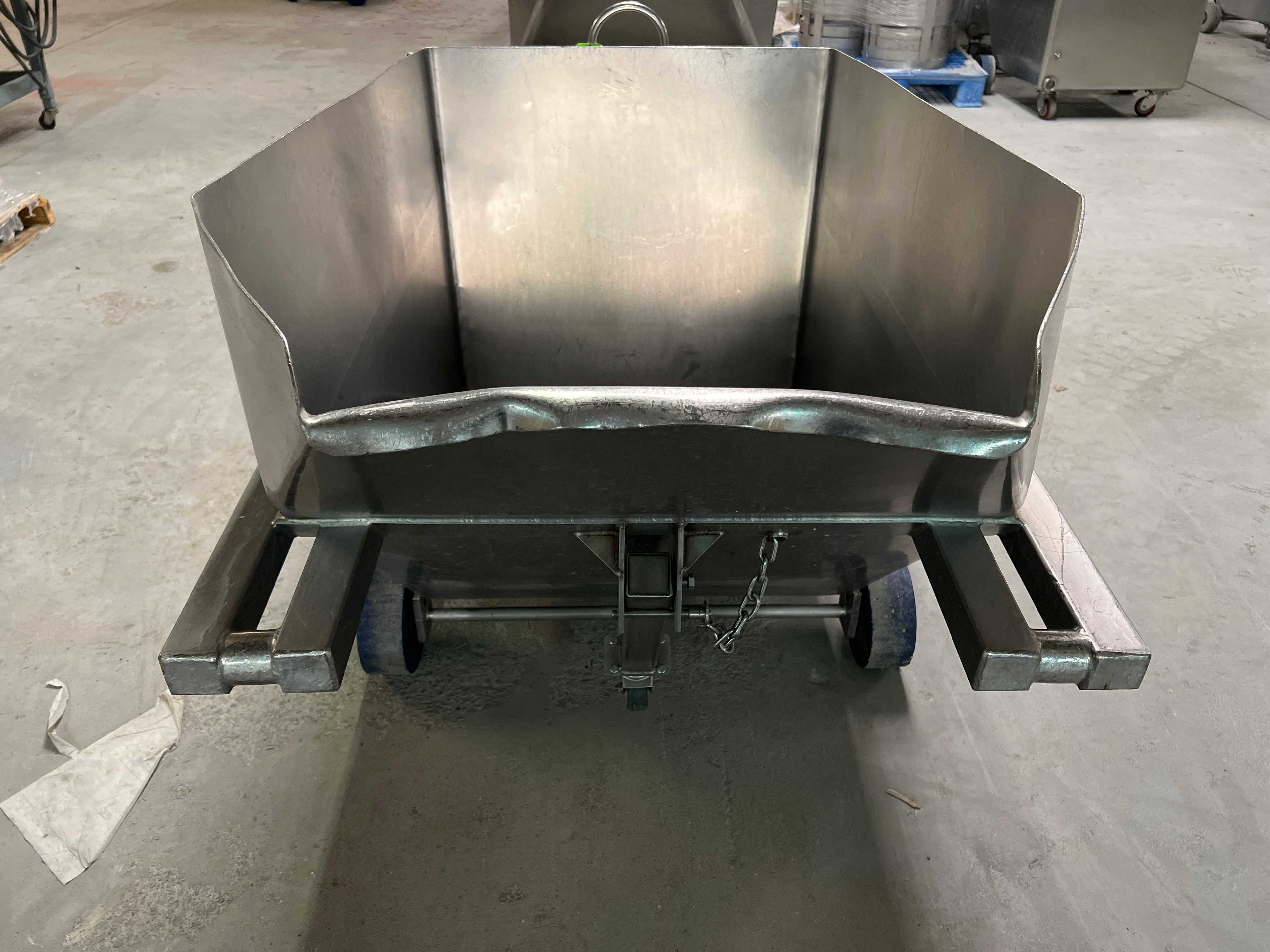 Stainless Steel Dump Cart Hopper