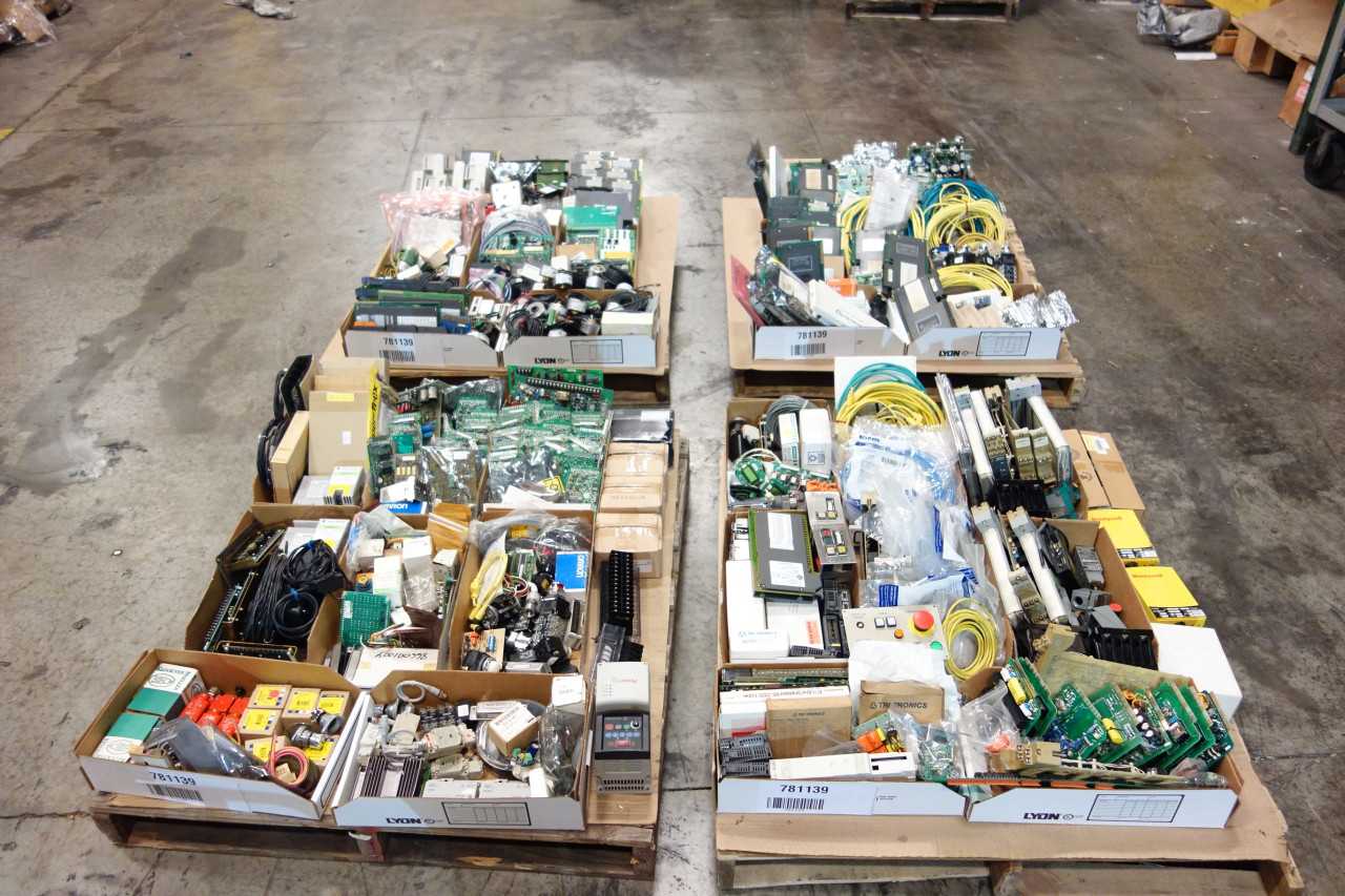 4 PALLETS OF ASSORTED AUTOMATION PARTS AND ACCESSORIES - INDUSTRIAL PARTS