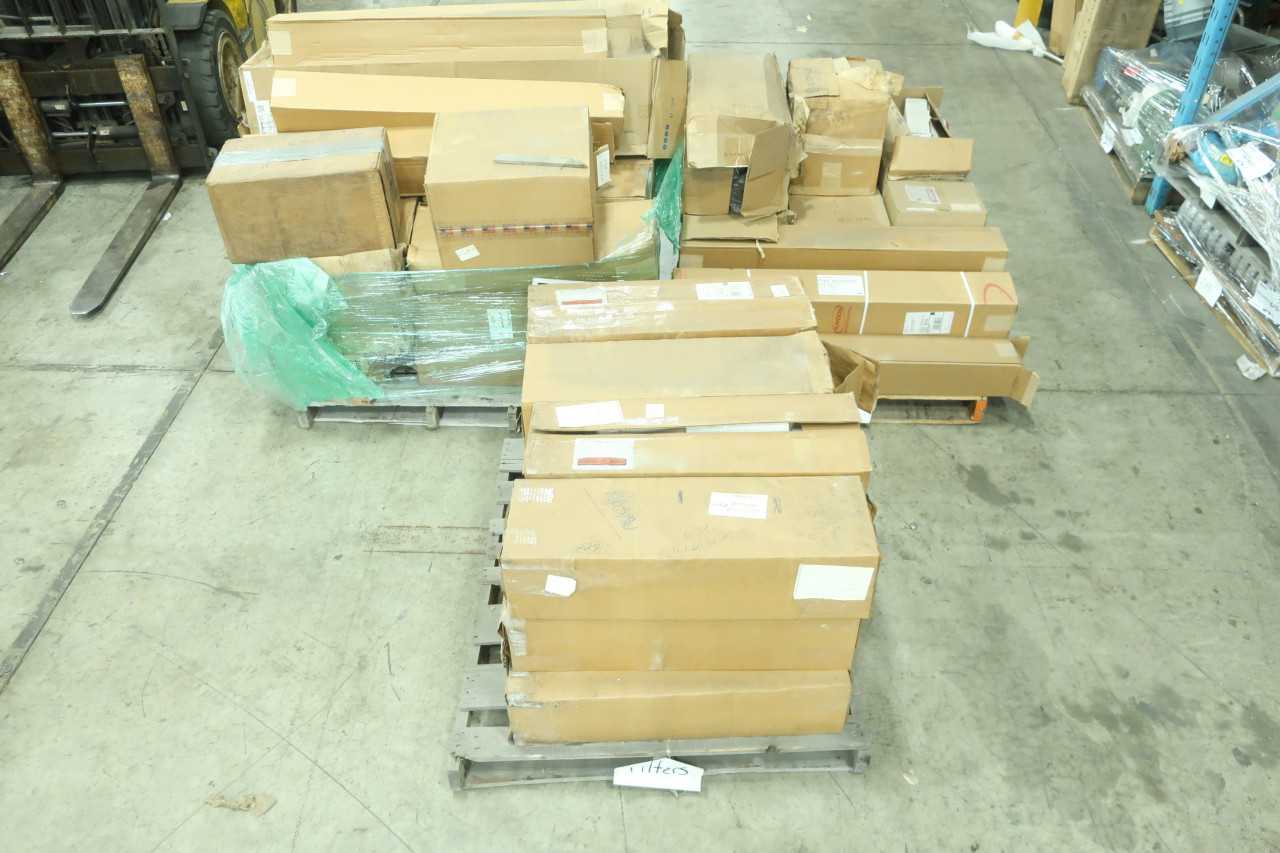 3 PALLETS OF ASSORTED FILTERS PARKER KAYDON - PROCESS EQUIPMENT
