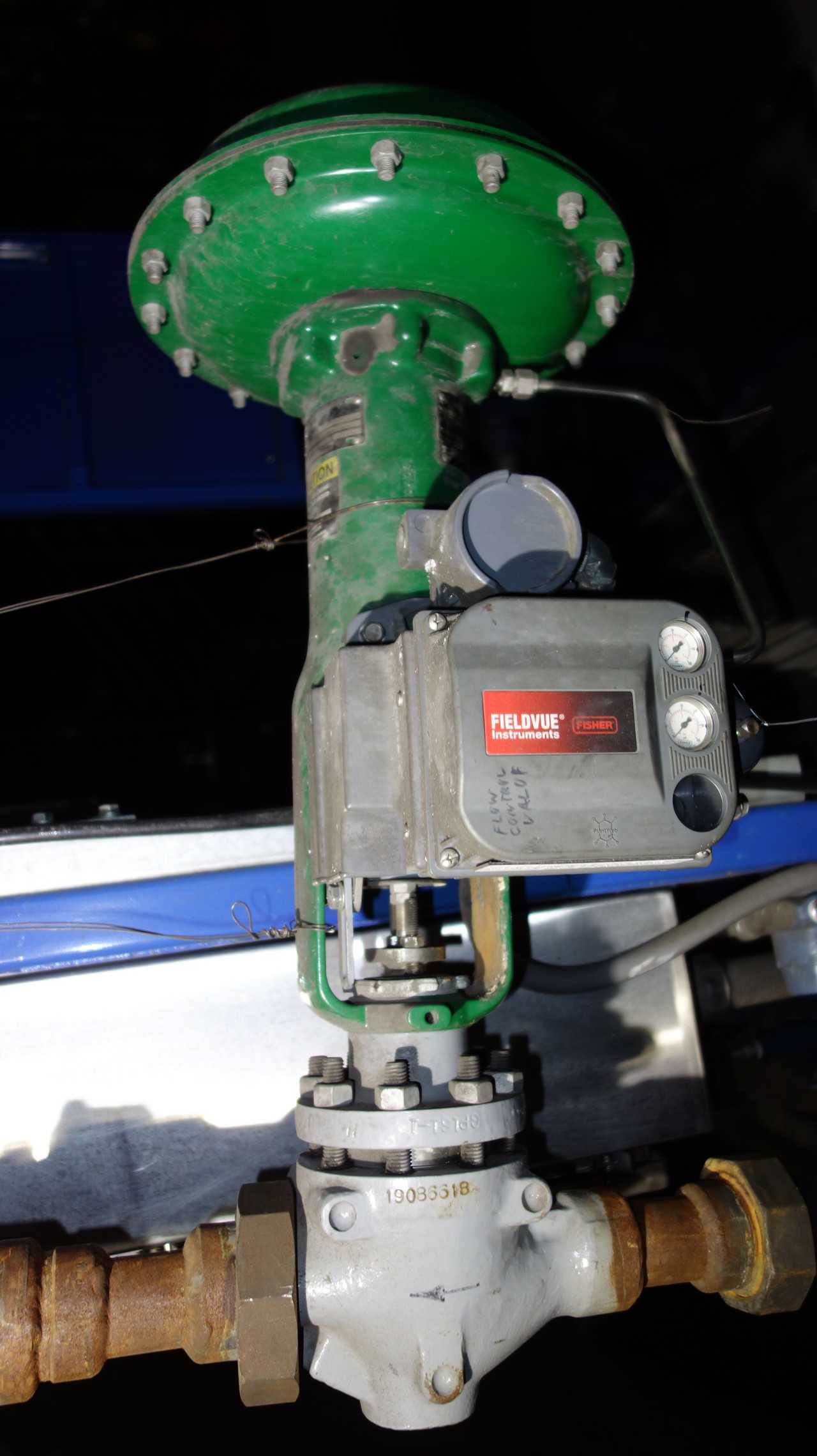 FISHER ES 667 CONTROL VALVE 1-1/2IN CL 600 DVC6010 - MISCELLANEOUS