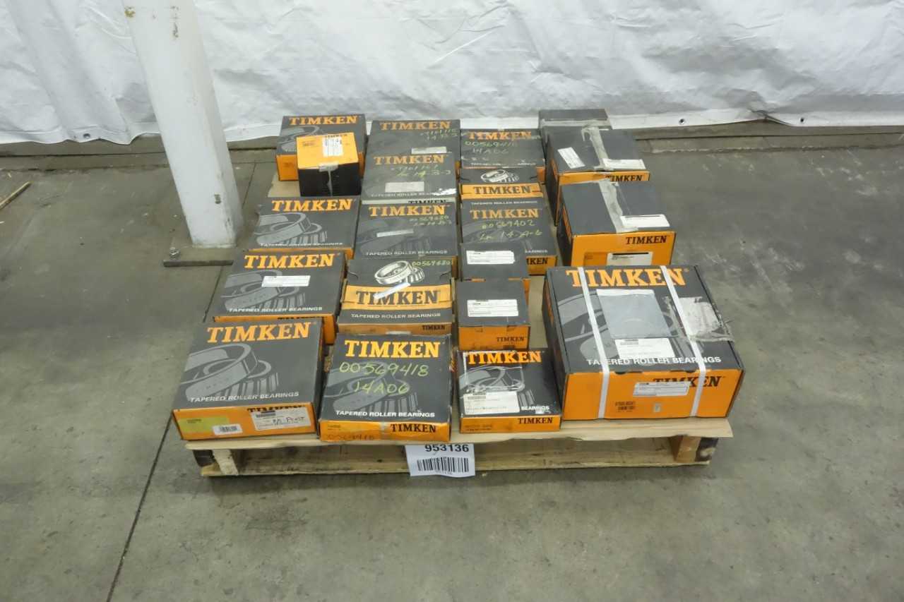 PALLET OF ASSORTED TIMKEN ROLLER BEARINGS - BEARINGS