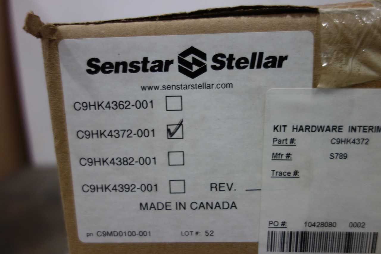 LOT OF 6 ASSORTED SENSTAR SINGLE POINT TENSION 4-WIRE HARDWARE KITS - ELECTRICAL COMPONENTS