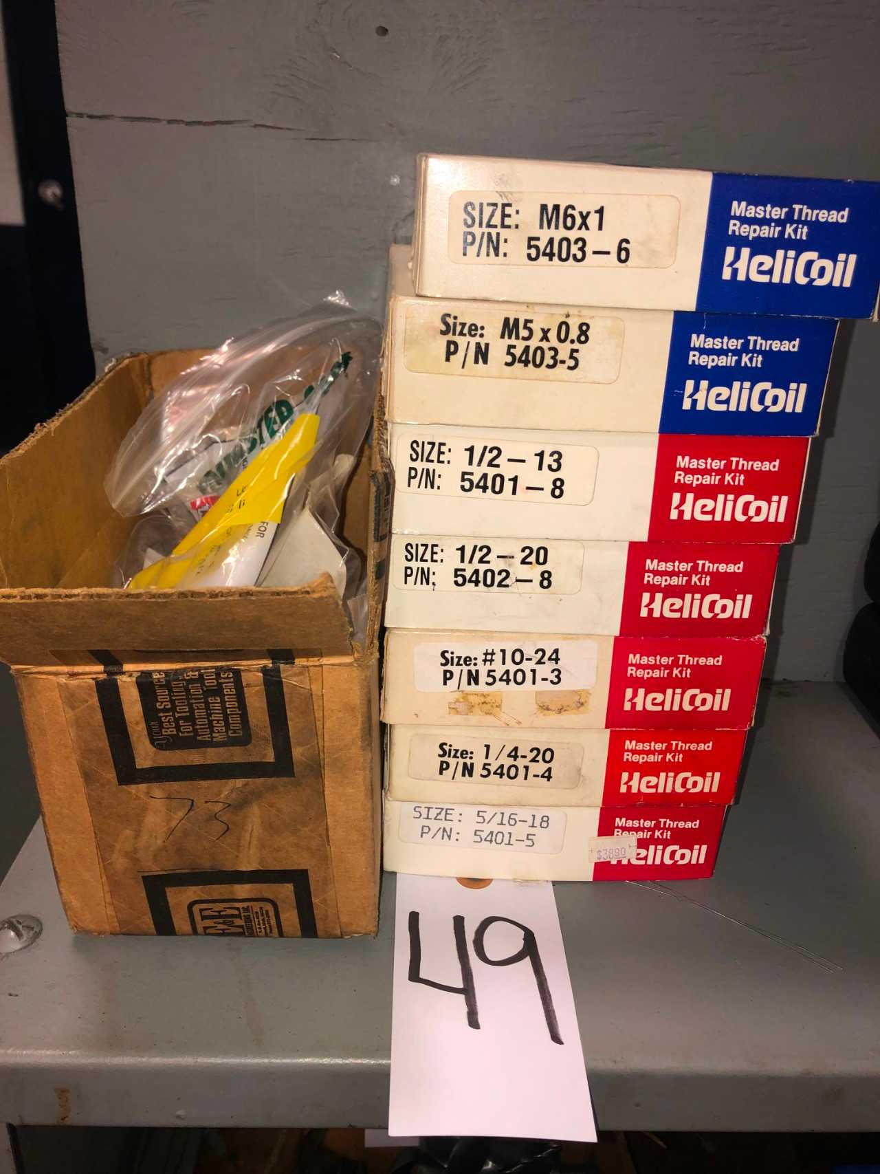 8-Boxes Misc. Helicoils - ELECTRIC POWER TOOLS