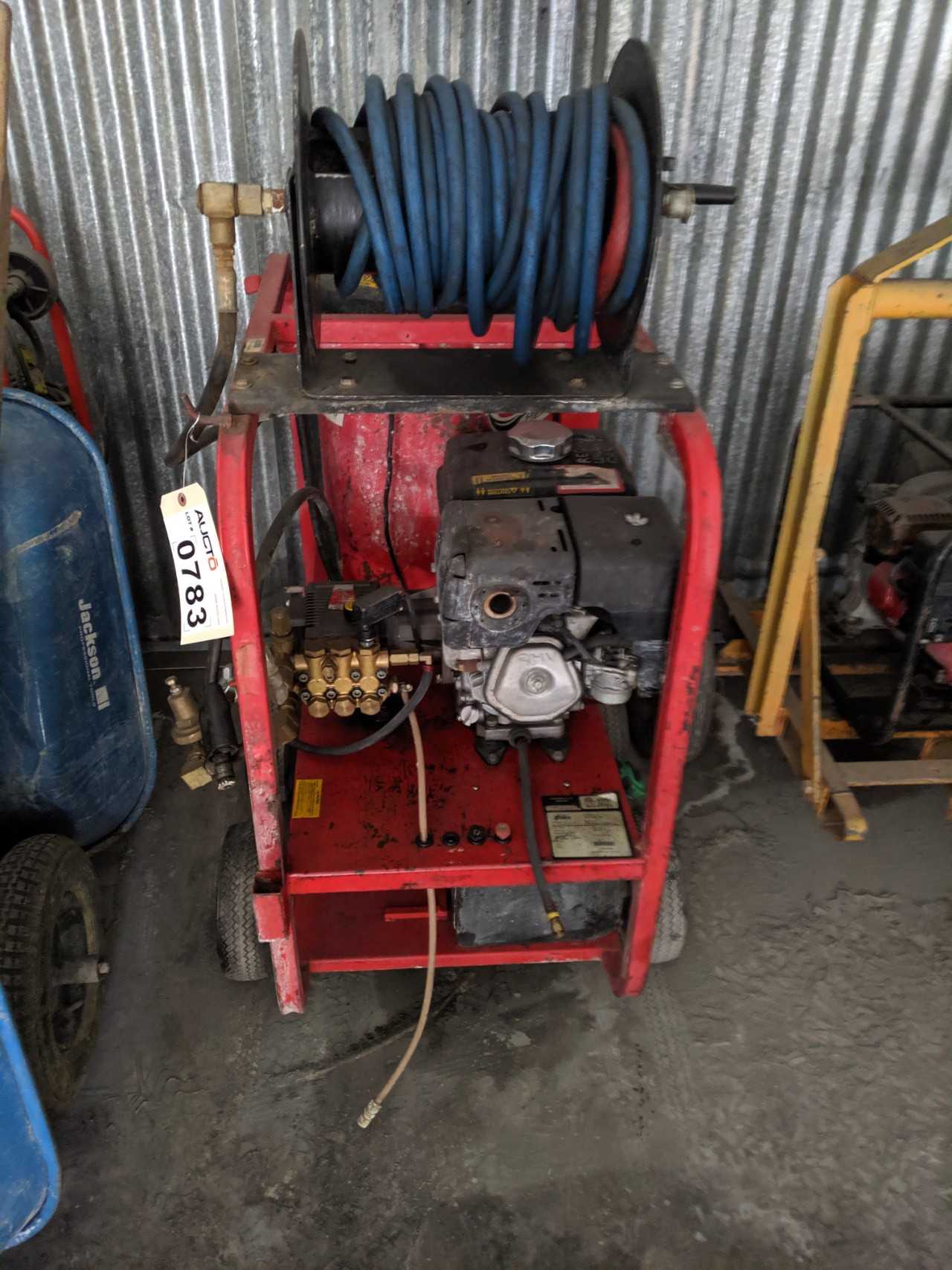 Gas powered hot pressure washer, 3000PSI 3GPM, 8hp - PUMPS Gas powered hot pressure washer, 3000PSI 3GPM, 8hp - PUMPS