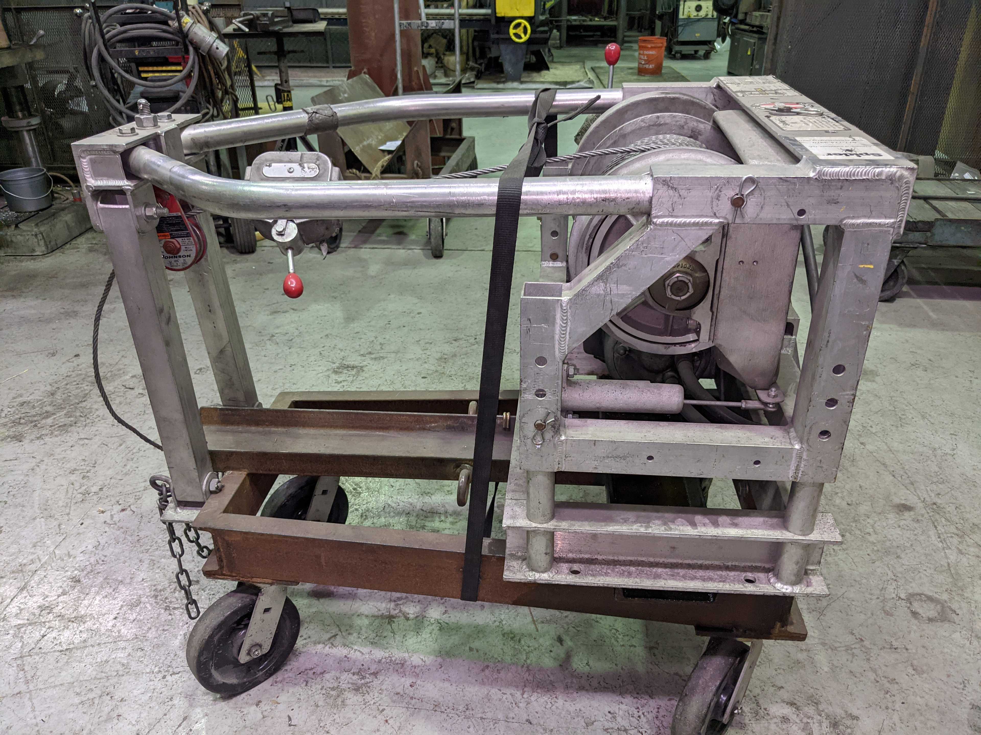 WIRE ROPE WINDER - WIRE RESPOOLERS & WINDERS