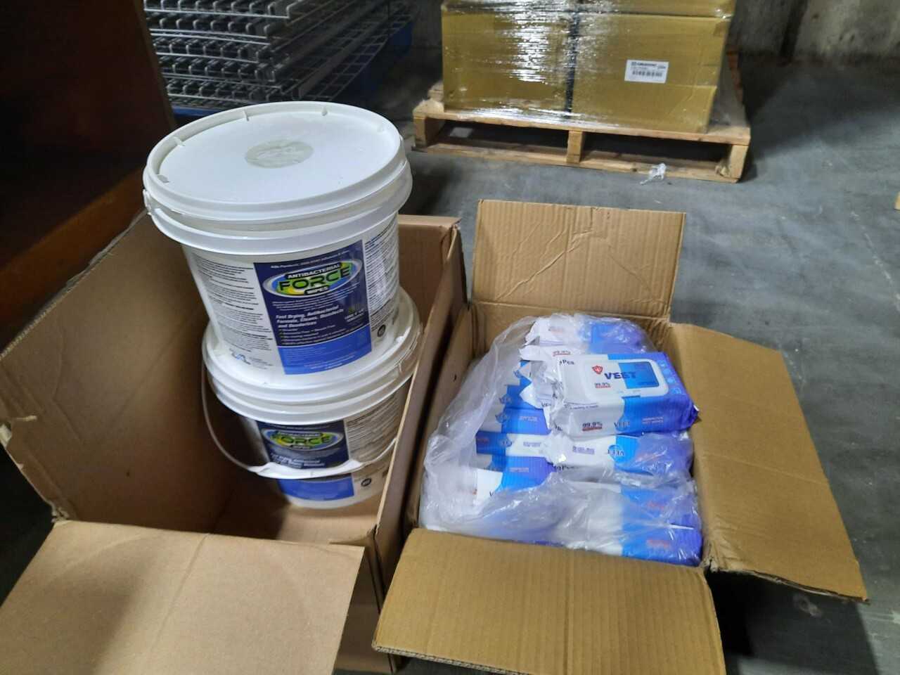 Antibacterial Force Wipes - PALLET JACKS