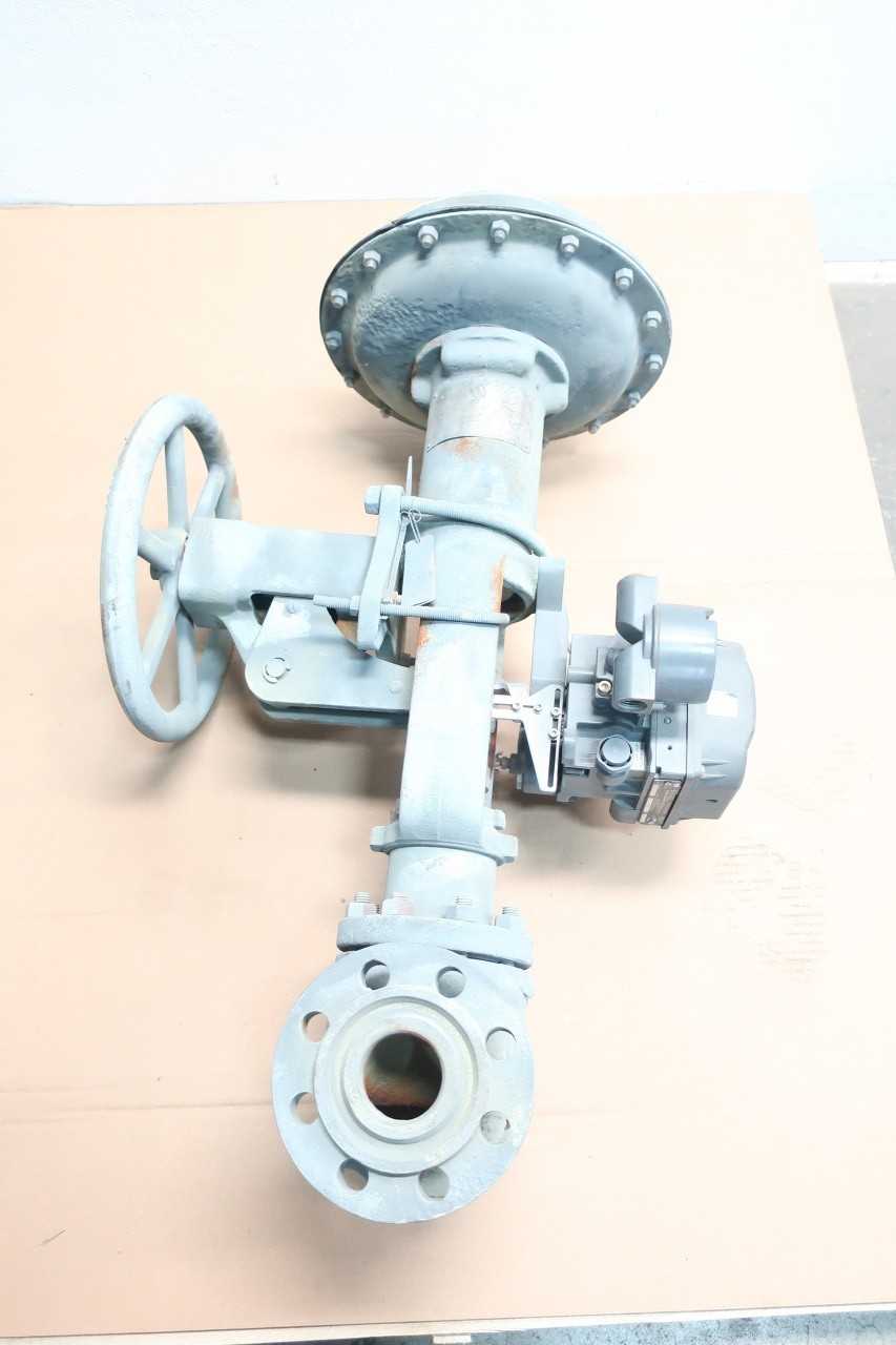 FISHER TYPE ED PNEUMATIC TYPE 667 600 STEEL FLANGED DVC6200 2IN CONTROL VALVE - CONTROL VALVE