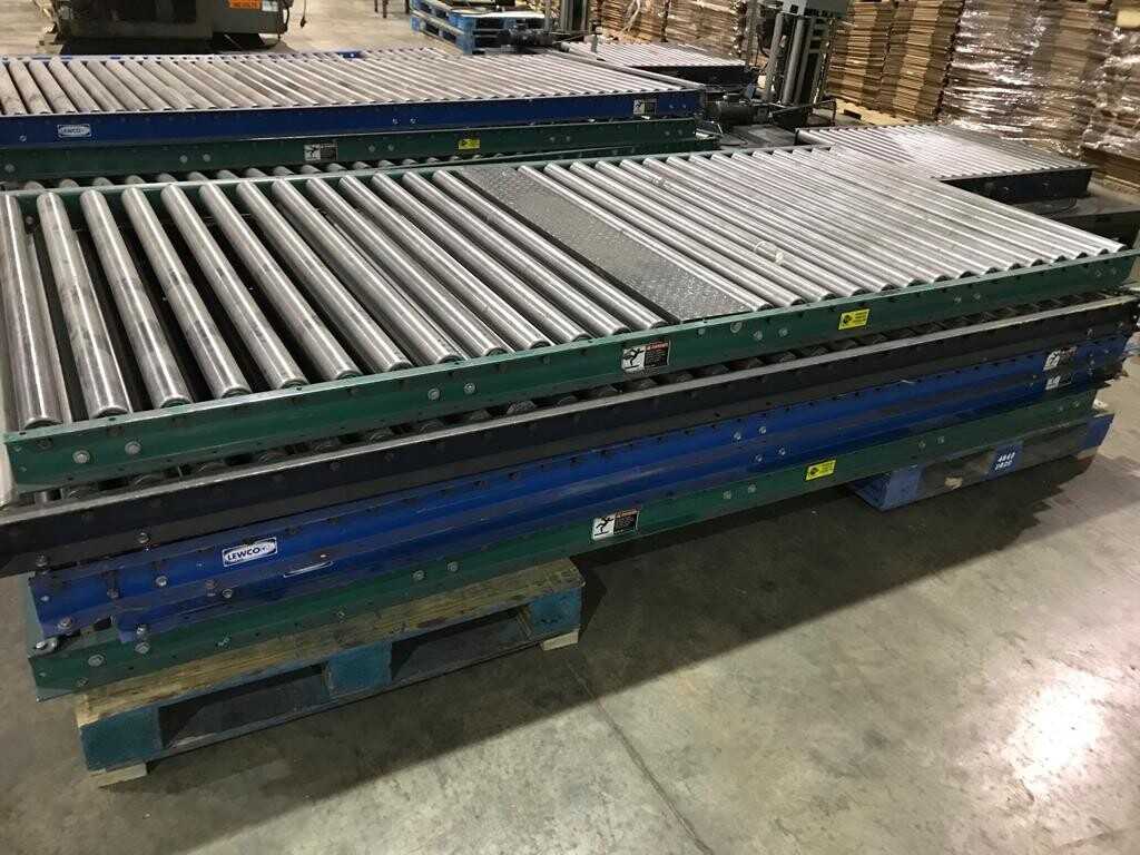 Assorted Conveyors - 87 TOTAL (875 LINEAR ' TOTAL) - Power & Rollers, various sizes and quantities - CONVEYORS