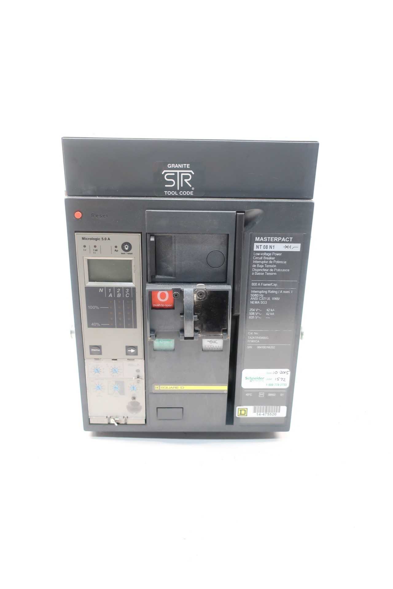 Square D NT08N1 Masterpact Circuit Breaker 800A - CIRCUIT BREAKERS