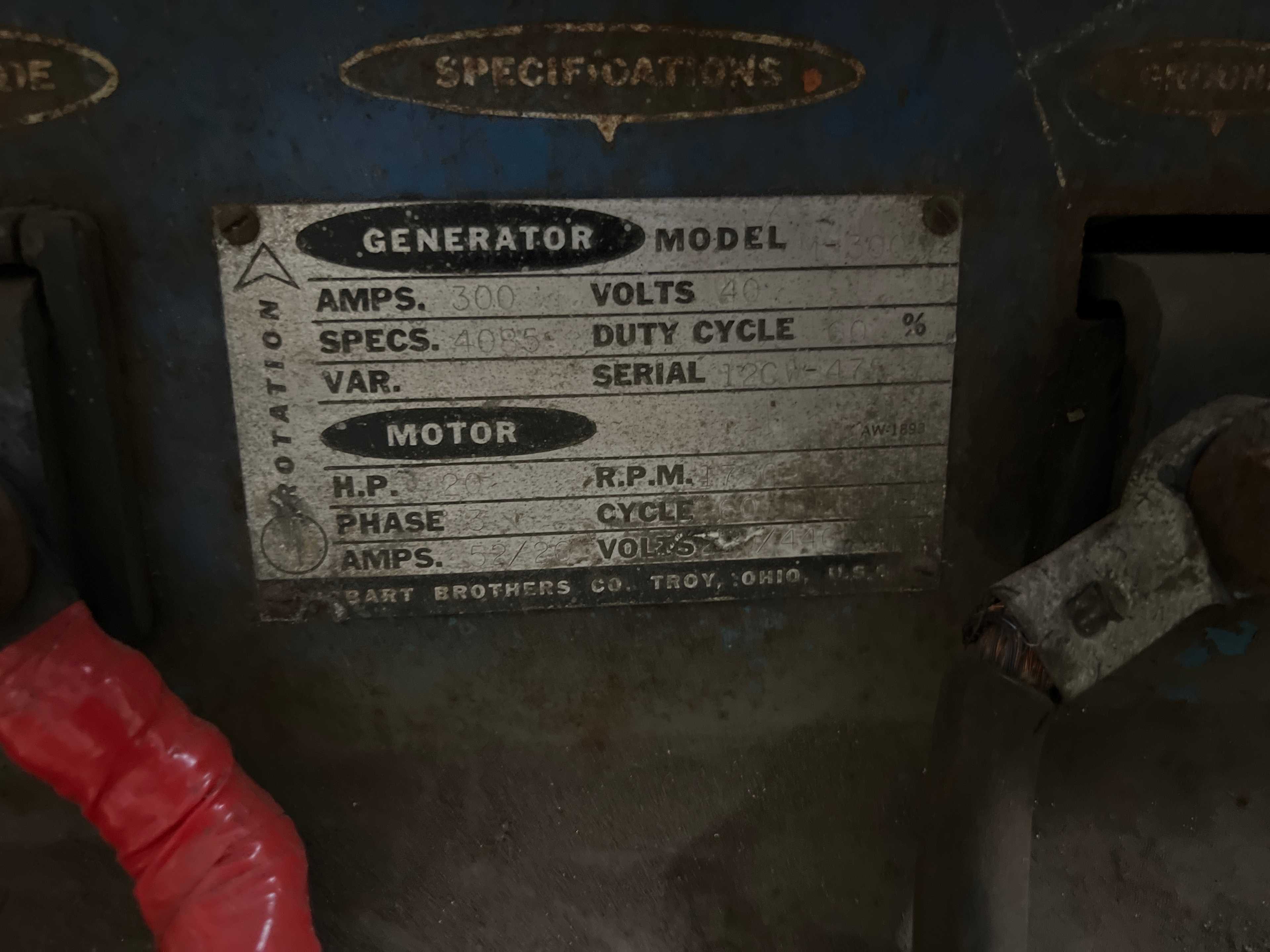 HOBART ARC WELDER - ARC WELDERS
