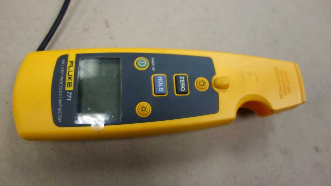 FLUKE 771 MILLIAMP PROCESS CLAMP METER - ELECTRICAL TESTING EQUIPMENT