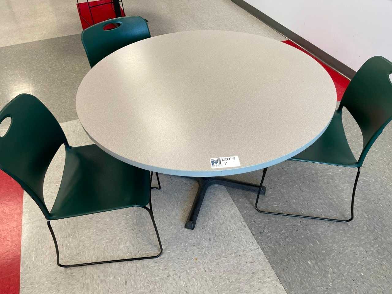 Round Table w/ 3 Chairs - PLANT & FACILITY EQUIPMENT
