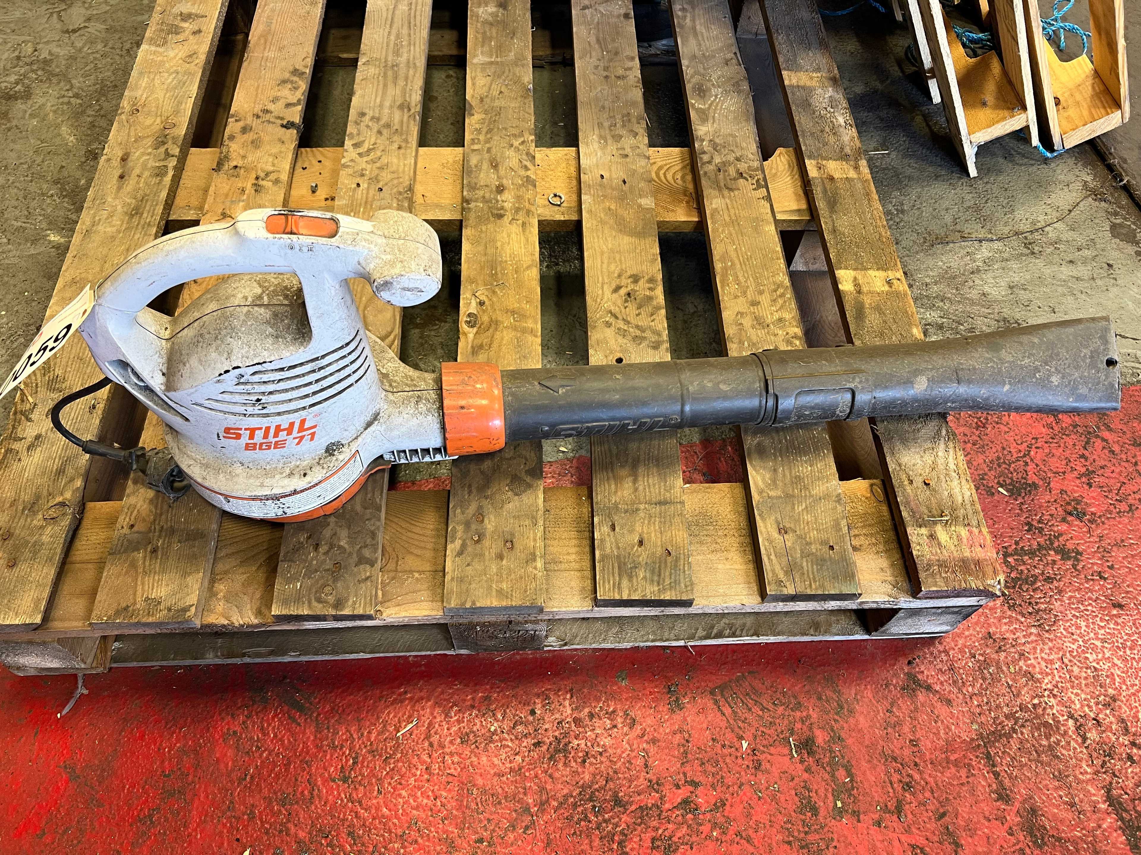 STIHL ELECTRIC BLOWER - ELECTRIC POWER TOOLS