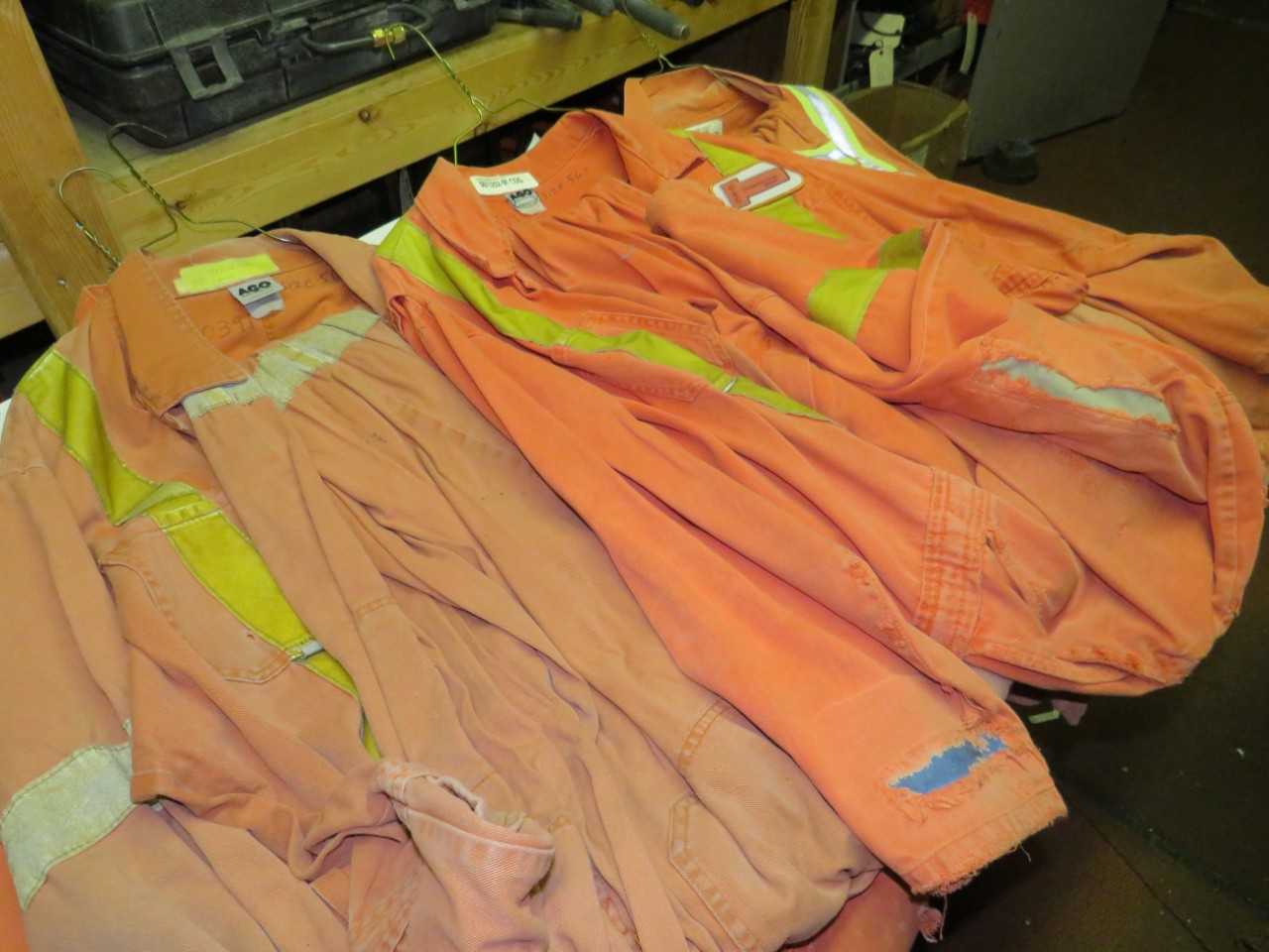 LOT OF 10 ASSORTED FLAME RESISTANT COVERALLS - SAFETY EQUIPMENT