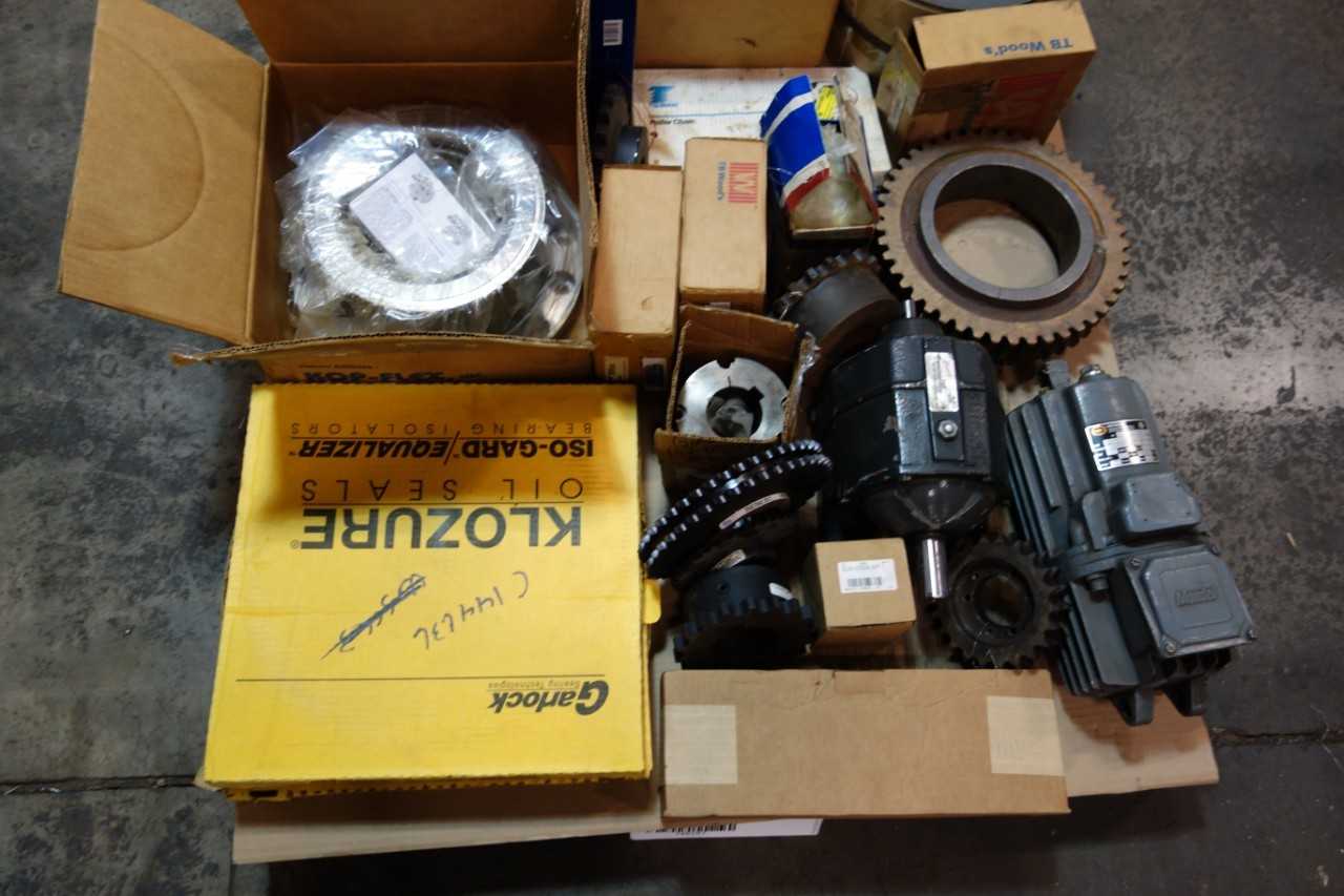 1 PALLET OF ASSORTED SPROCKETS AND COUPLINGS- DODGE, GARLOCK - SPROCKET