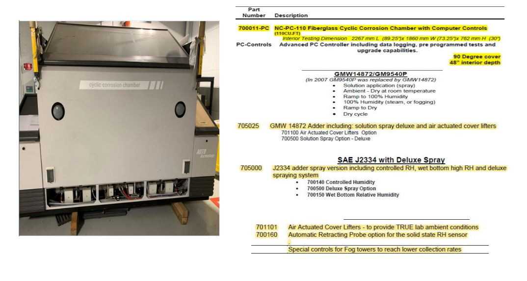 Battery Corrosion Test Chamber - MISCELLANEOUS