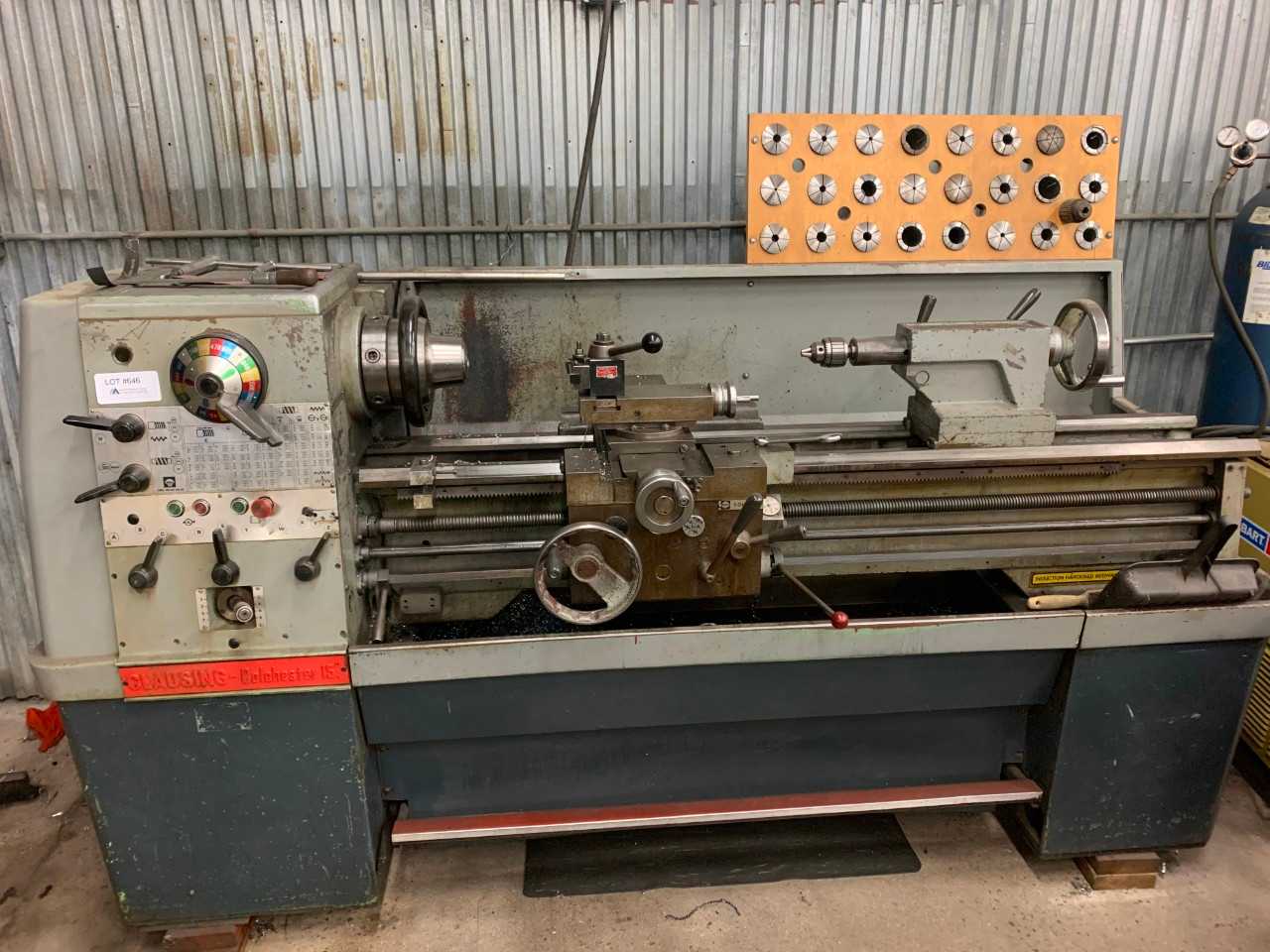 Clausing Colchester 15" x 50" Engine Lathe with Tooling - LATHES