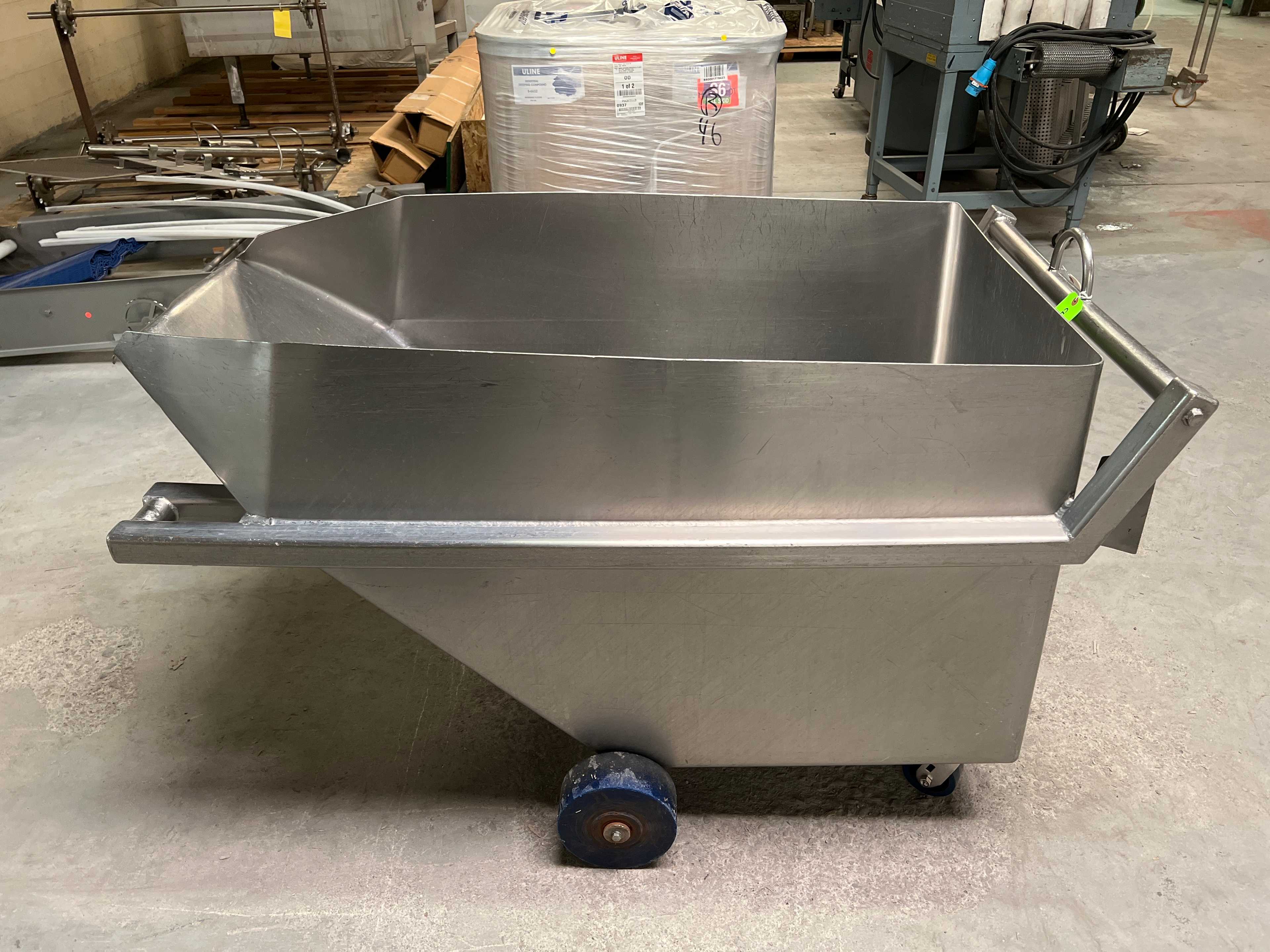 Stainless Steel Dump Cart Hopper