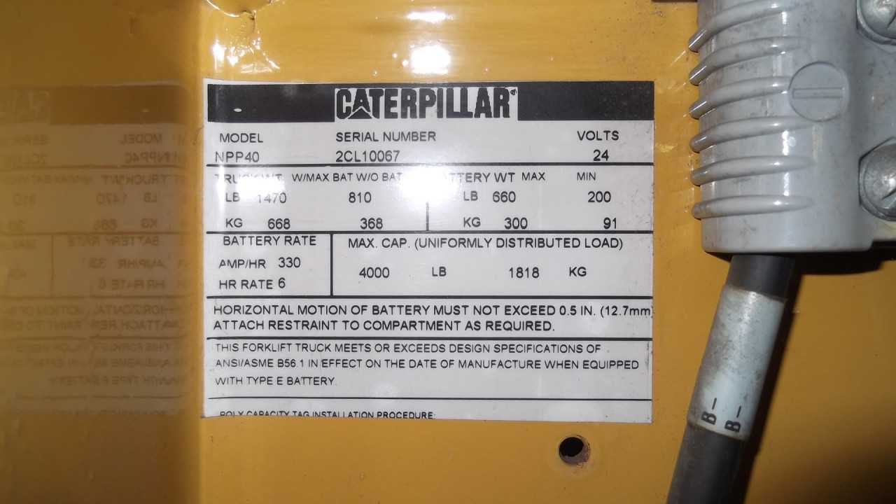 Caterpillar Pallet Jack - MANUAL PALLET JACKS