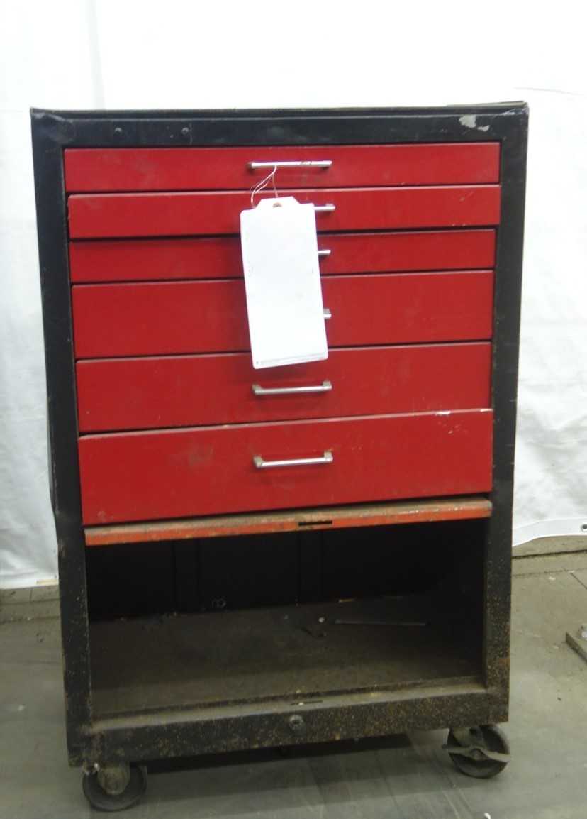 SIX DRAWER ROLL CART - ROLLING CARTS