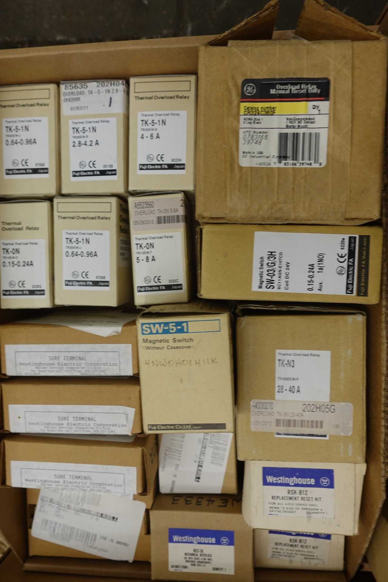 PALLET OF ASSORTED MOTOR STARTERS - MOTOR STARTERS