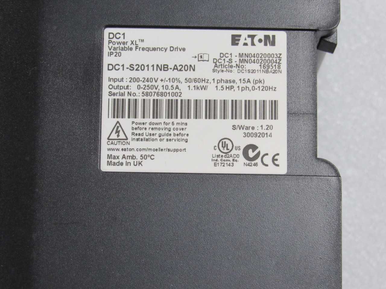 Eaton Misc. Items - ELECTRIC POWER TOOLS