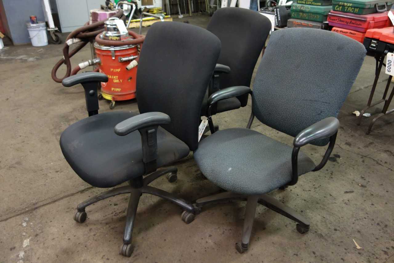 LOT OF 3 ROLLING OFFICE CHAIRS - PLANT & FACILITY