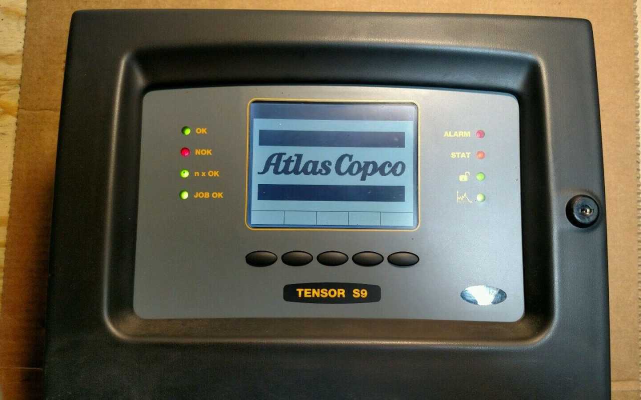 ATLAS COPCO PF3009-G-HW TENSOR S9 CONTROLLER w/ RBU-Silver Module - Used - Bench Tested - AUTOMATION & CONTROLS