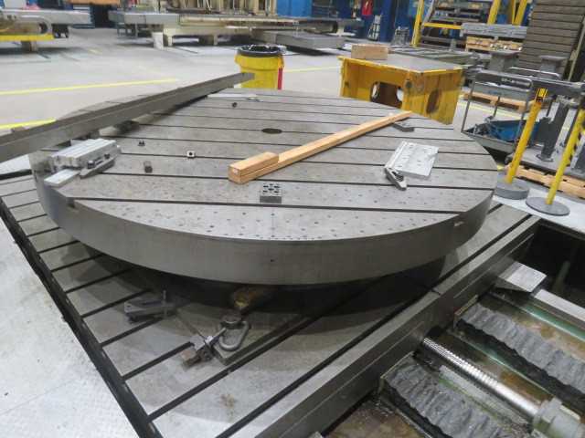 Giddings & Lewis 360,000 Degree Full Contouring 120 In X 126 In  CNC Rotary Table - MACHINING ACCESSORIES & TOOLING