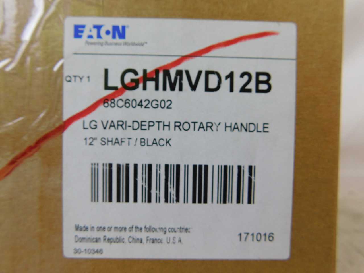 Quantity of 3 New Surplus Eaton LGHMVD12B MCCB Accy - ELECTRICAL COMPONENTS