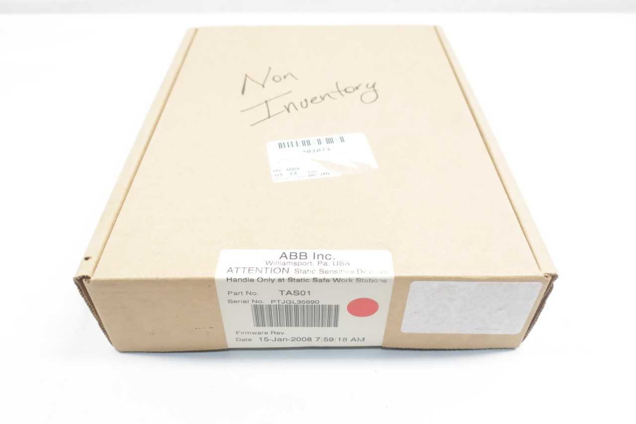 ABB TAS01 INFI 90 TURBINE AUTOSYNC OTHER PLC AND DCS MODULE - AUTOMATION & CONTROLS