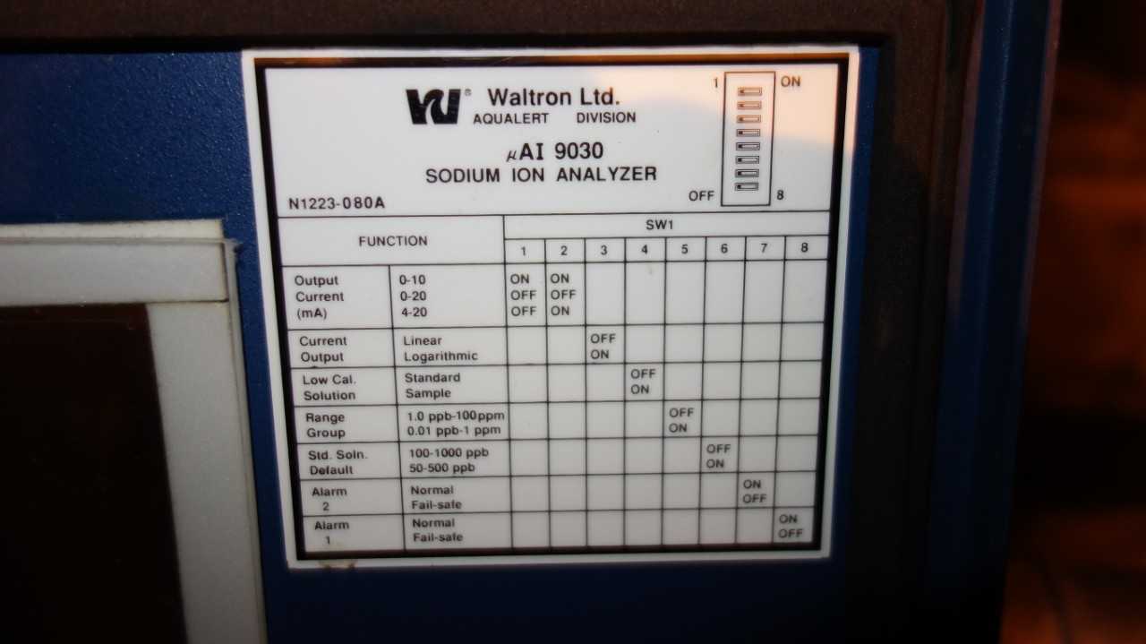 LOT OF 3 WALTRON AI 9030 SODIUM ION ANALYZER - ANALYZER