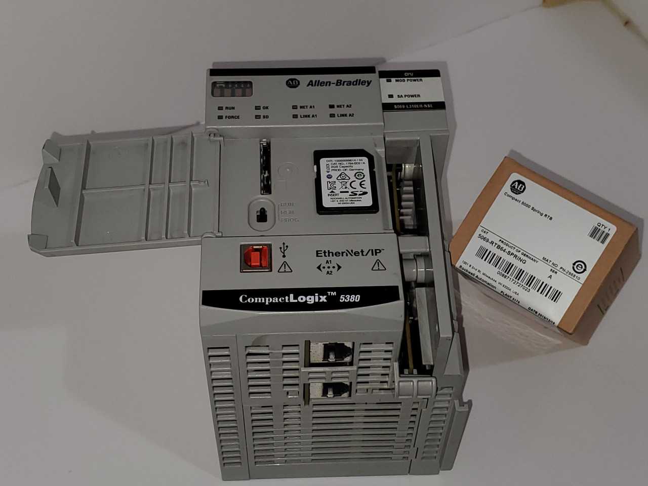 Allen Bradley CompactLogix 5069-L310ER-NSE Plus Brand new 5069-RTB64 Spring - AUTOMATION & CONTROLS