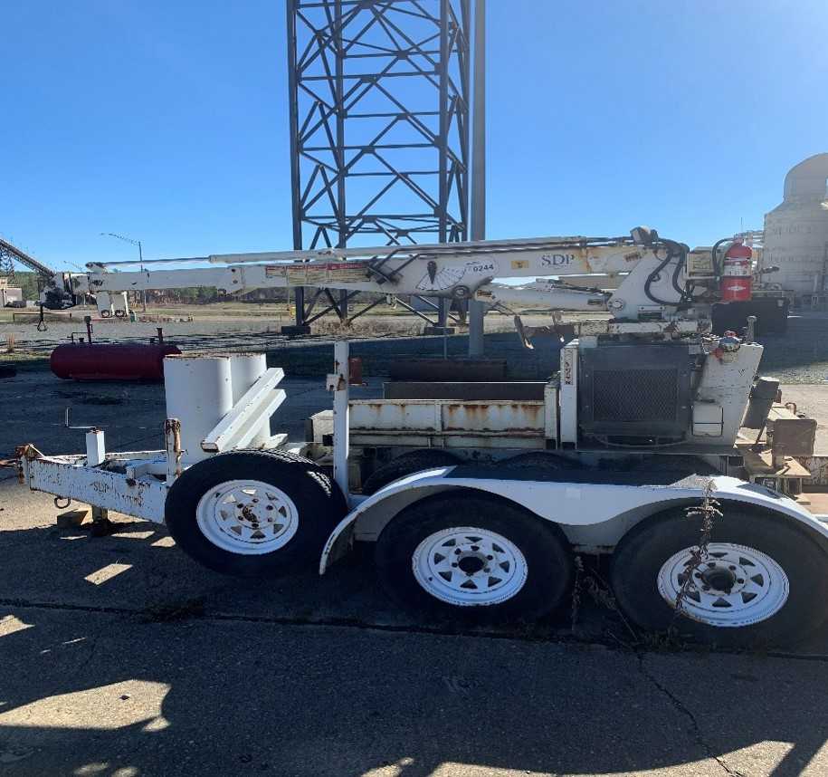 Walk Behind Mini Crane with Trailer - TRAILERS