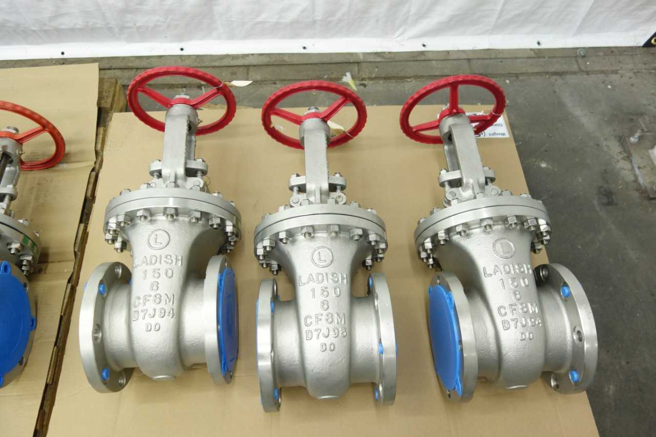 2 PALLETS OF LADISH 6 IN GATE VALVES - VALVES