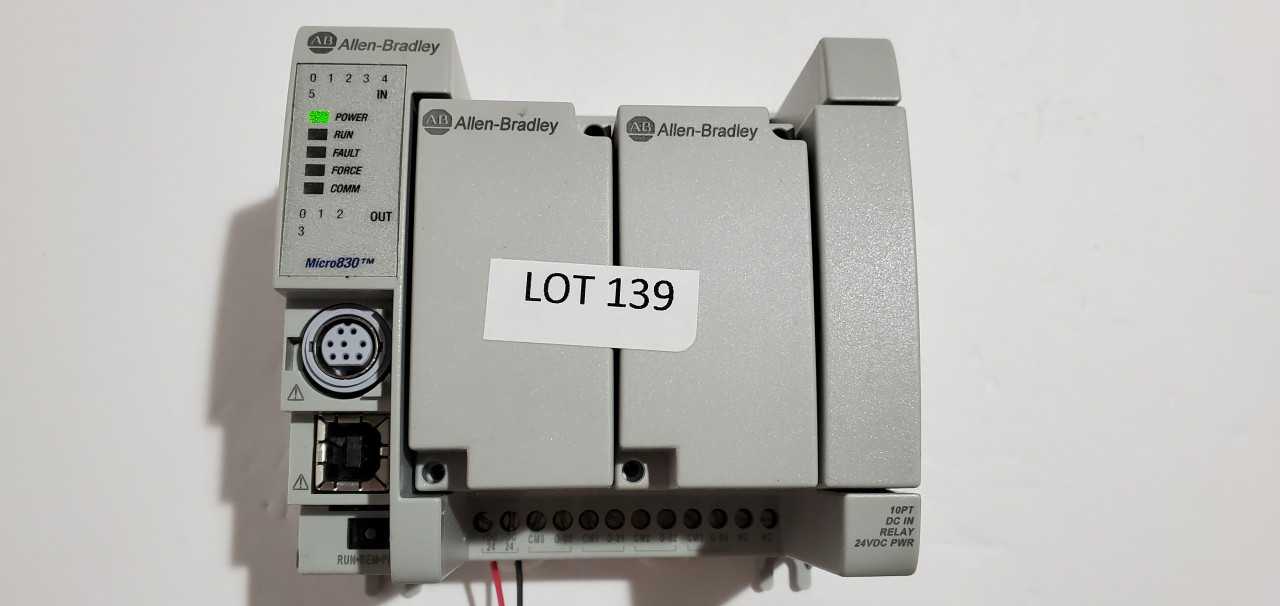 Allen Bradley Micro 830 2080-LC30-10QWB PLC - AUTOMATION & CONTROLS Allen Bradley Micro 830 2080-LC30-10QWB PLC - AUTOMATION & CONTROLS