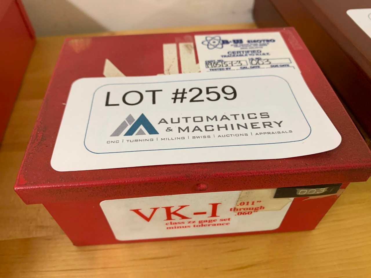 Van Keuren Pin Gage Set - ELECTRIC POWER TOOLS