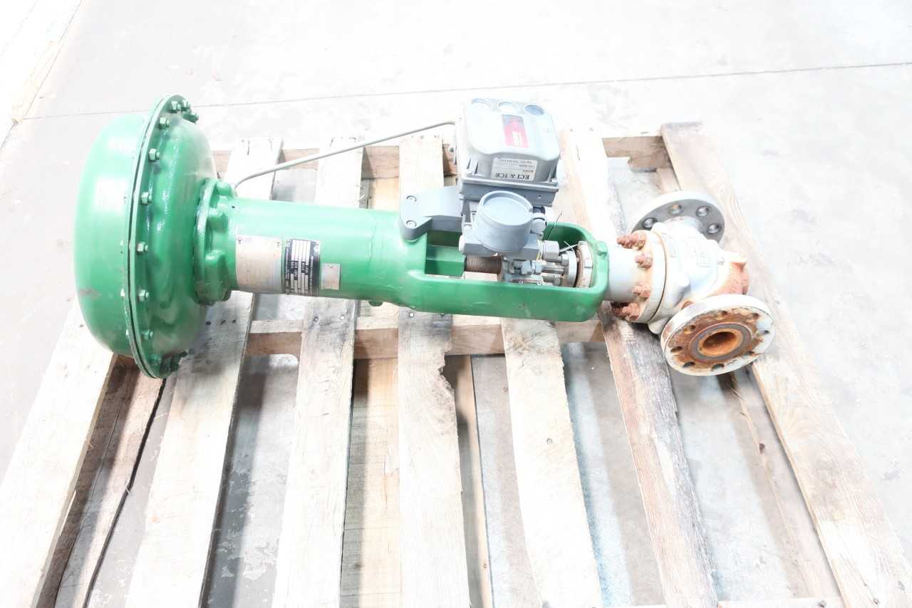 FISHER EZ PNEUMATIC 667-ES 300 STEEL FLANGED DVC6200 2IN CONTROL VALVE - CONTROL VALVE