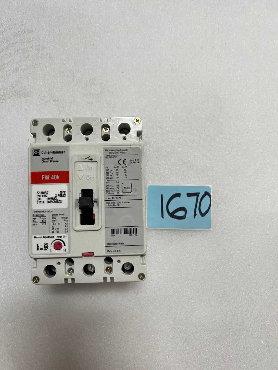 CIRCUIT BREAKER - CIRCUIT BREAKERS