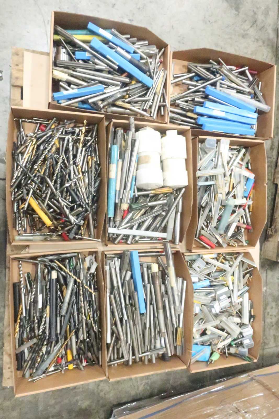 1 PALLET OF ASSORTED TAPS, REAMERS, DRILL BITS,- KENNAMETAL, SANDVIK, JARVIS, UNION BUTTERFIELD, HANNIBAL - ELECTRIC POWER TOOLS