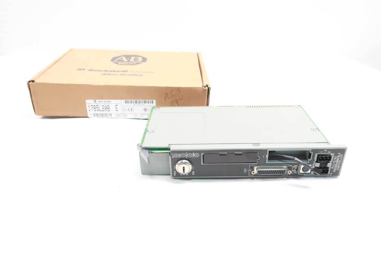 ALLEN BRADLEY 1785-L20B PROCESSOR MODULE SER E - AUTOMATION & CONTROLS