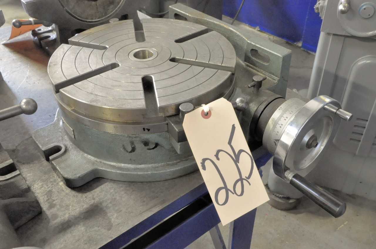 Yuasa 12" Rotary Table, Model 550-052 - MACHINING ACCESSORIES & TOOLING