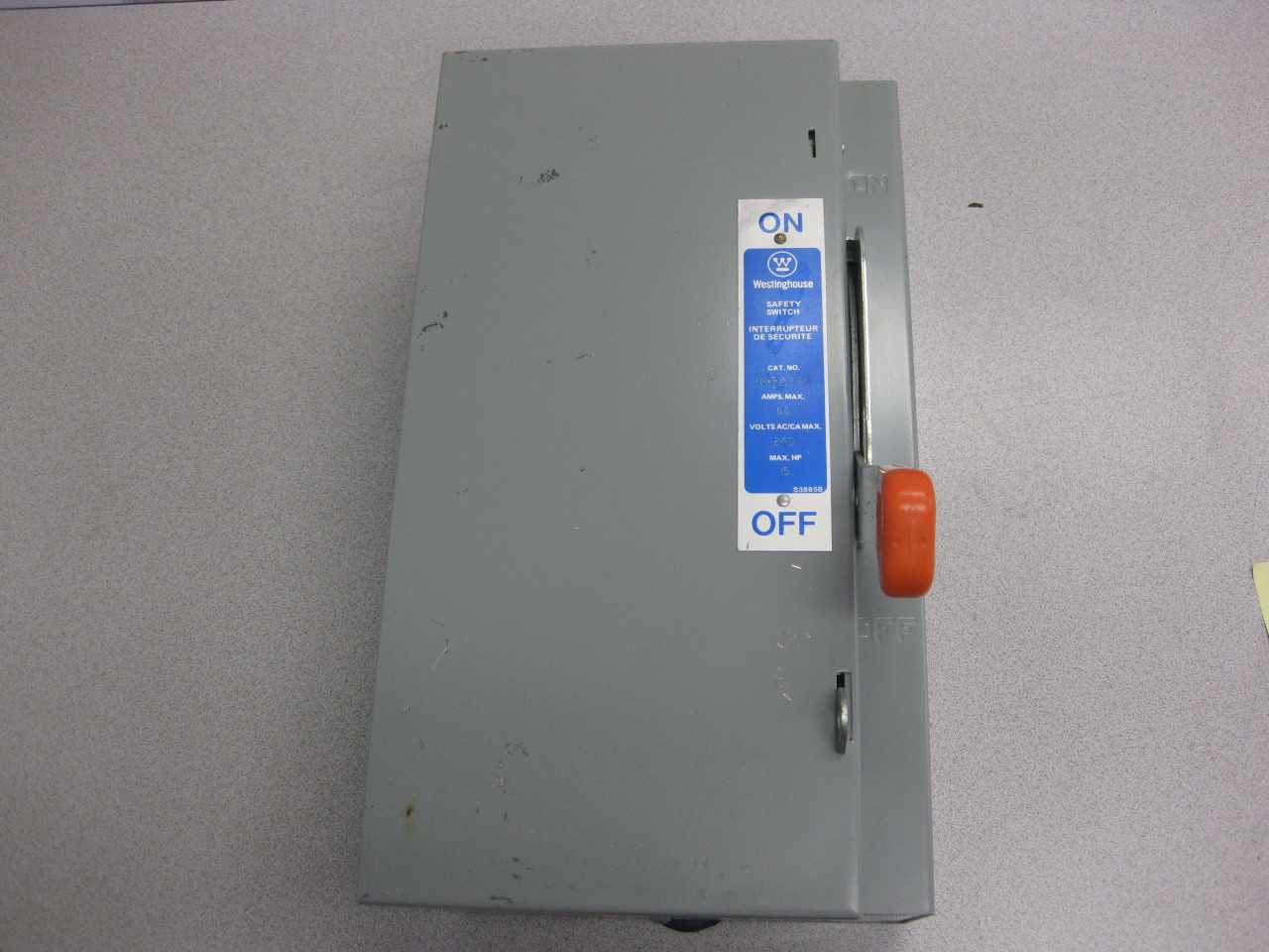 Westinghouse safety switches NHF422N QTY 4 - ELECTRICAL PARTS