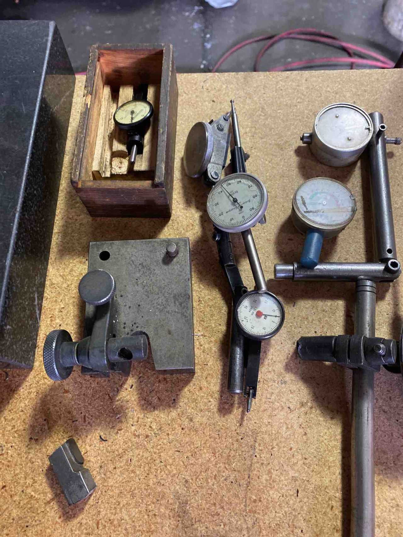Surface plate & Dial indicators - MATERIAL HANDLING
