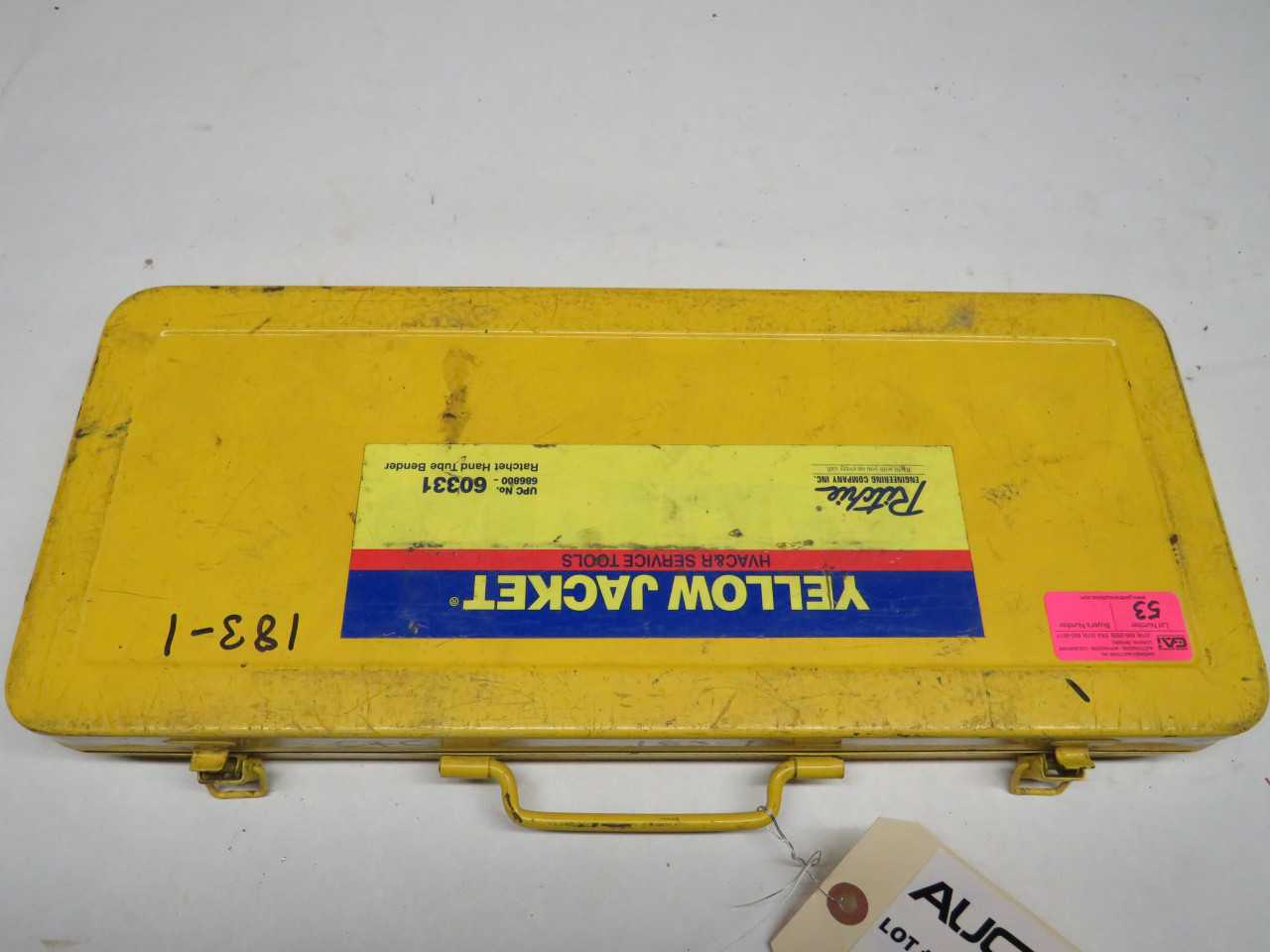RITCHIE YELLOW JACKET 60331 RATCHET HAND TUBE BENDER - ELECTRIC POWER TOOLS