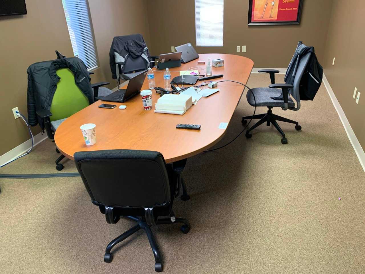 Conference Table, 4 Chairs, Table & Plant ( All other contents not included ) - PLANT & FACILITY