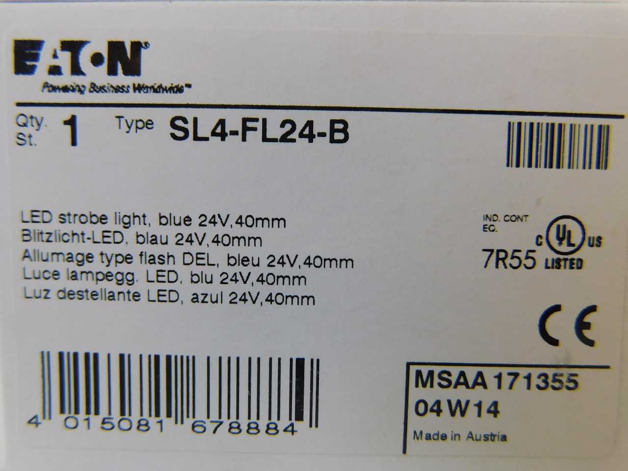 Quantity of 31x SL4-FL24-B Lights - LIGHTING Quantity of 31x SL4-FL24-B Lights - LIGHTING